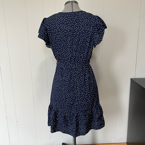 Size 6 Navy pokadot dress SHEIN - Picture 2 of 2